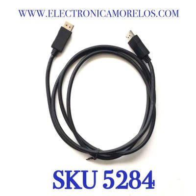 CABLE HDMI ORIGINAL LG.  PARA MONITORES TVS. Y COMPUTADORAS  LG “NUEVO“ / 20 PINES / 2.0M / NUMERO DE PARTE EAD63127606 / Assembly  Dp-20P-2.0M-Bk-Wn Displayport Displayport 2.0M 20P Black None N Arin Tech Co. Ltd / MODELO 55EF5E-P